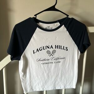 Lightly worn Hollister Baseball style Tee